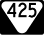 State Route 425 маркер