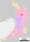 Settsu in Osaka Prefecture Ja.svg