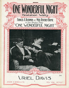 Sheet Music cover - UNE NUIT MERVEILLEUSE (1914) .jpg