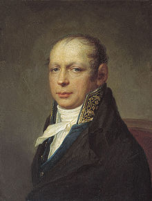 A. D. Zajarov.  Retrato de S. S. Schukin.  Alrededor de 1804