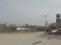 View of Simly Dam road near Barakahu