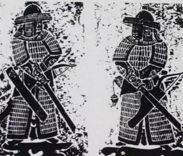 Song dynasty soldiers with lamellar armour