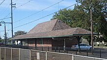 The former Central Railroad of New Jersey station depot in South Amboy South Amboy original Rail Depot.jpg