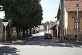 Čeština: Jižní pohled do ulice Taufrova v Rájci-Jestřebí, okr. Blansko. English: South view of Taufrova street in Rájec-Jestřebí, Blansko District.