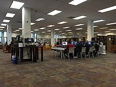 Interior of Southwest Library in 2017