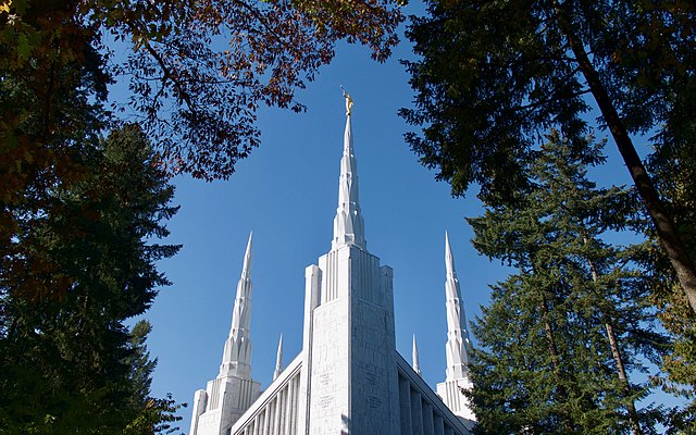 Image: Spire of the Portland Oregon Temple, 2018
