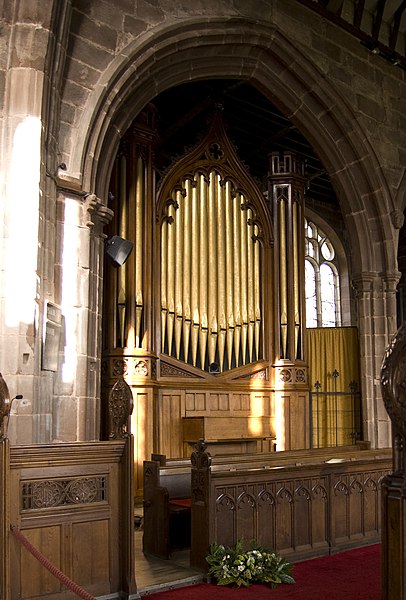 File:St Mary and All Saints Church, organ.jpg