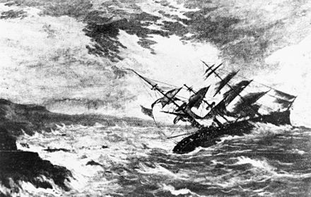 The Royal Charter sank in an 1859 storm, stimulating the establishment of modern weather forecasting.