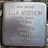Stolperstein Bad Bentheim Wilhelmstraße 31a Ella Wertheim