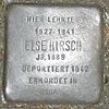 Stolperstein für Else Hirsch