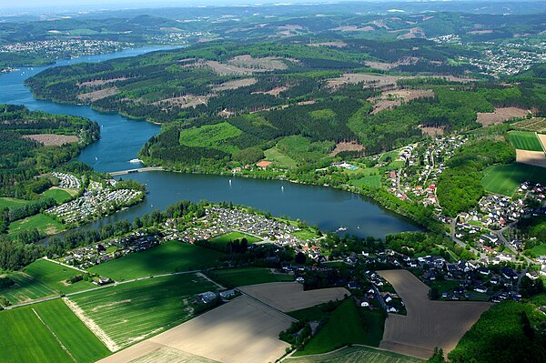 Sorpe Reservoir in the Hochsauerland