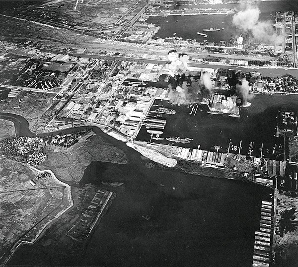 Operation Transom, destroyed Tanjung Perak in 1944.