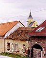 Typický starý svätojurský dom v hornej časti Pezinskej ulice (už zbúraný)