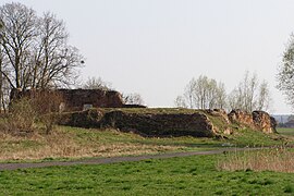 Szubin, les ruines du château.