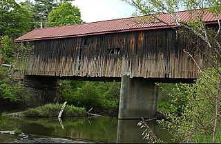 Thetford Center Covered Bridge United States historic place