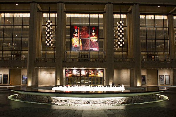 The David H. Koch Theater at Lincoln Center, home of the New York City Ballet