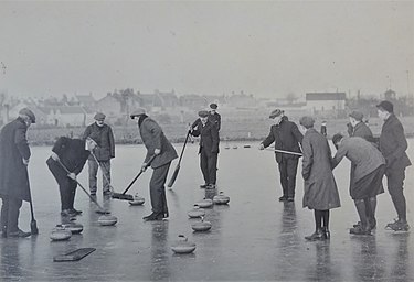 Dunlop Curling Pond at Minnie's Meadow. The Dunlop Curling Pond, Minnie's Meadow, Templehouse, East Ayrshire.jpg