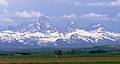 The Three Tetons from the west