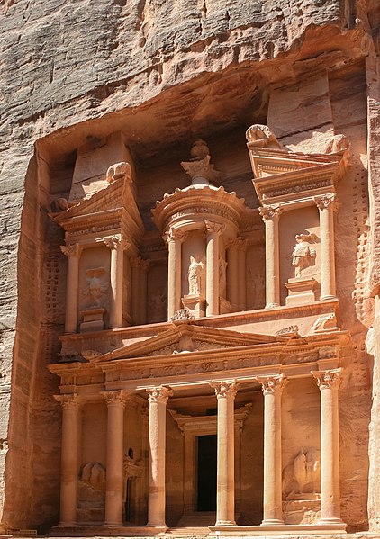 File:The Treasury, Petra, Jordan1.jpg