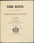 Title page Flora Batava (KB), Volume 18, 1889