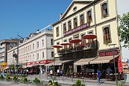 Atatürk Alanı, het centrale plein (meydan) van Trabzon.