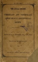 Thumbnail for File:Transactions of the Cumberland &amp; Westmorland Antiquarian &amp; Archaeological Society (IA transactionsofcuvol8no1cumb).pdf