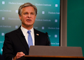 Trump on China, p.59 (cropped), FBI Director Christopher Wray delivering remarks at the Hudson Institute in Washington, D.C. on 7 July 2020