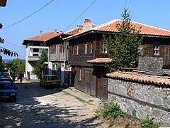 Traditional wooden houses in Vasiliko