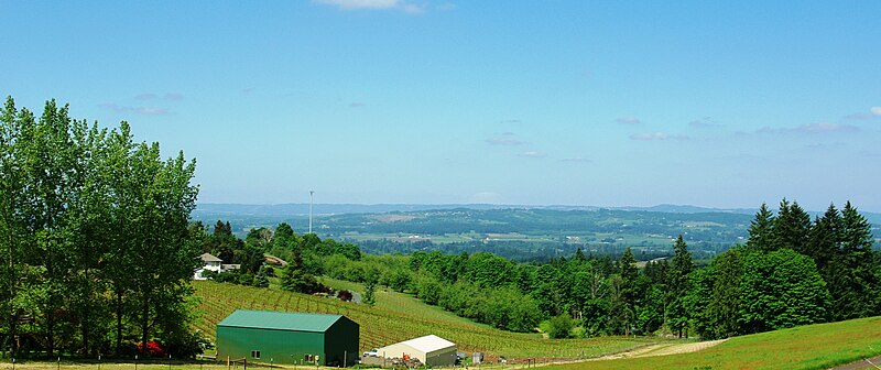 File:Tualatin Valley from OR219.JPG