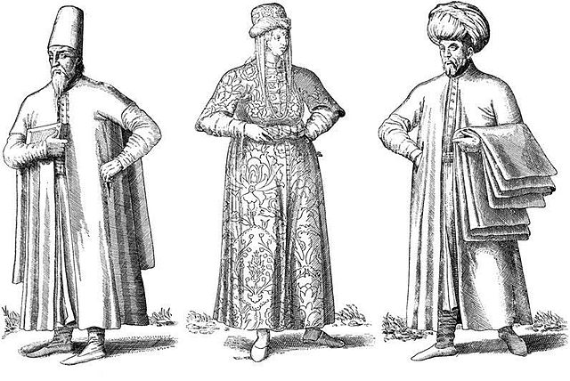 رسم لمجموعة من اليهود العُثمانيّون