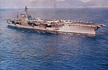 Constellation during her 1964-1965 WESTPAC cruise USS Constellation (CVA-64) underway 1964-65.jpg