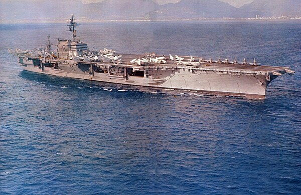 Constellation during her 1964–1965 WESTPAC cruise.