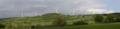 English: Wind farm "Platte" Panoramic photo (taken between Bobenhausen II and Ober-Seibertenrod), Ulrichstein, Hesse, Germany