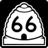 Markierung der Route 66