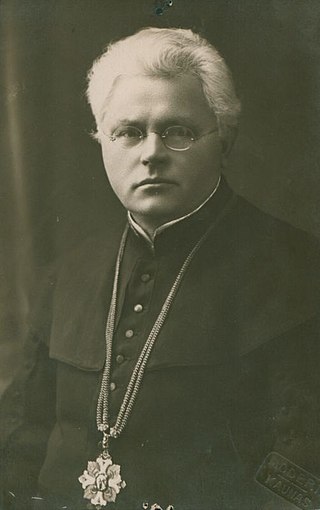 <span class="mw-page-title-main">Juozas Tumas-Vaižgantas</span> Lithuanian Roman Catholic priest and activist