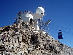 Blick von der Spitze von Valluga.