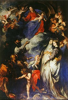 Madonna del Rosario, 1625-1627