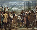 Overdragelse af hollandske besiddelser i Nordamerika ved freden i Breda, af Velázquez