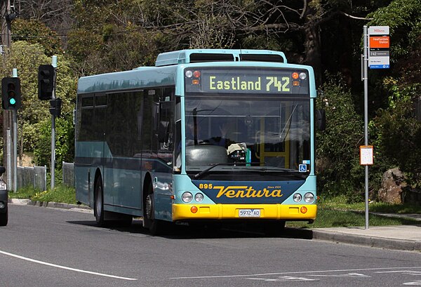 Custom Coaches bodied Scania L94UB at Heatherdale in September 2009