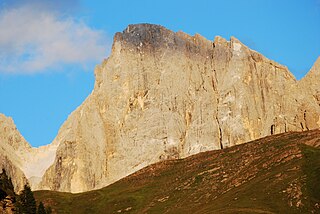 Vezzana Mountain in Italy