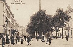 Bruxelles, vieux marché aux grains, 1875