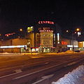 Viljandi shopping centre at night