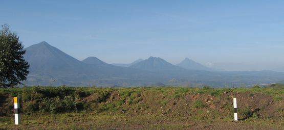 Planine Gahinga, Muhabura, Karisimbi, Sabjinjo i Mikeno