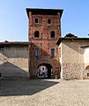 Tour-porte, unique entrée du ricetto