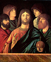 Versión con cuatro apóstoles, de Vittore Carpaccio, ca. 1480-1490.[7]​