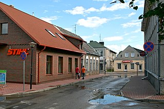 Jurbarkas City in Samogitia, Lithuania