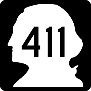 <span class="mw-page-title-main">Washington State Route 411</span> State highway in Washington, United States