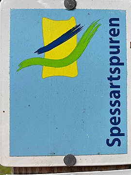 Wegmarkierung der Spessartspuren