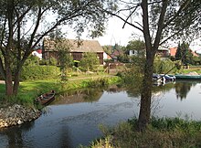 Alte Scheune am Seitenarm der Spree