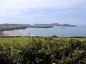 Ramsey, Porth Lleuog'un kuzeyinden.